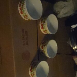 Action Industries Strawberry Ramekin #21019 Set Of 4.